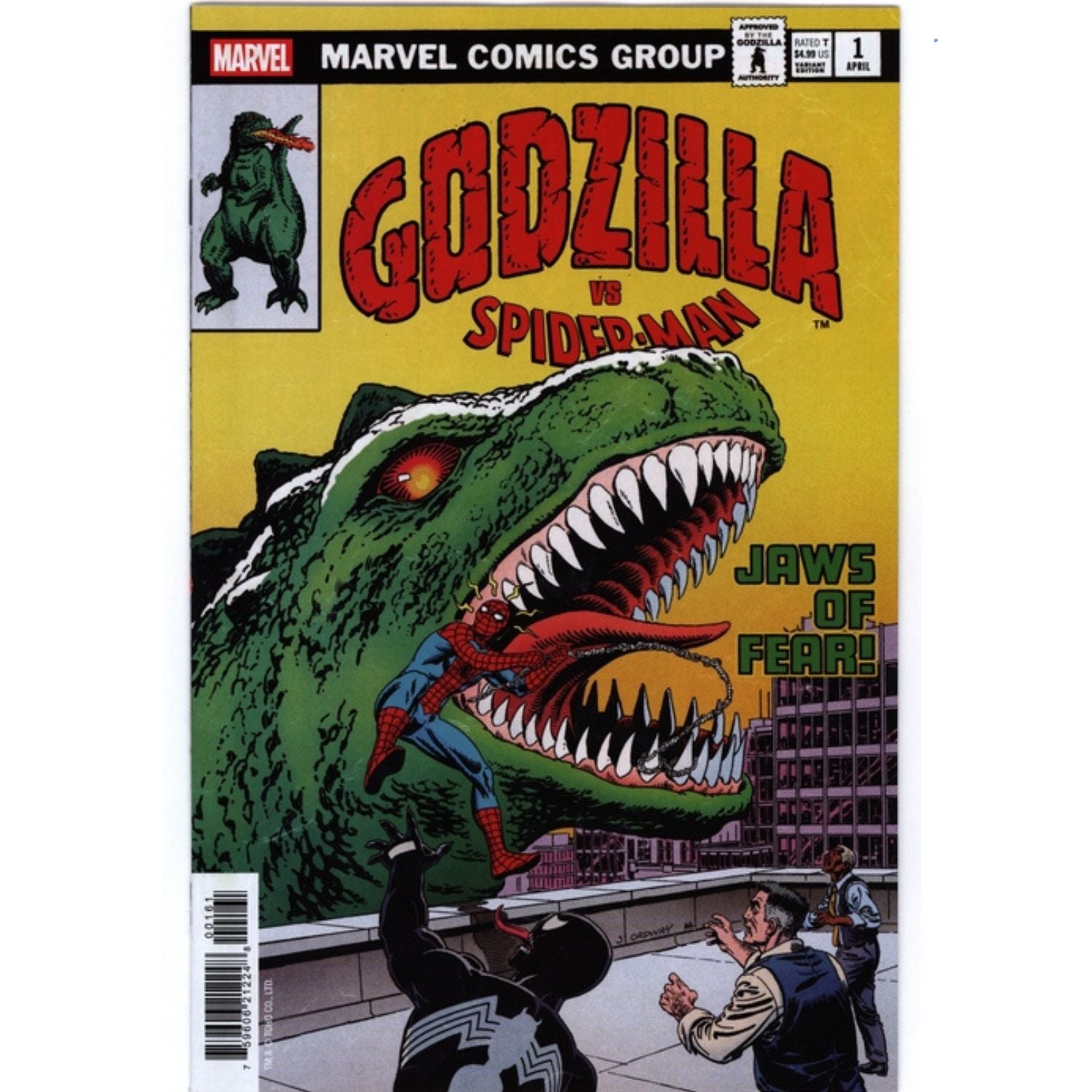 Godzilla VS Spider-Man: #1 [Jerry Ordway CVR F] 2025 Comics Marvel Comics