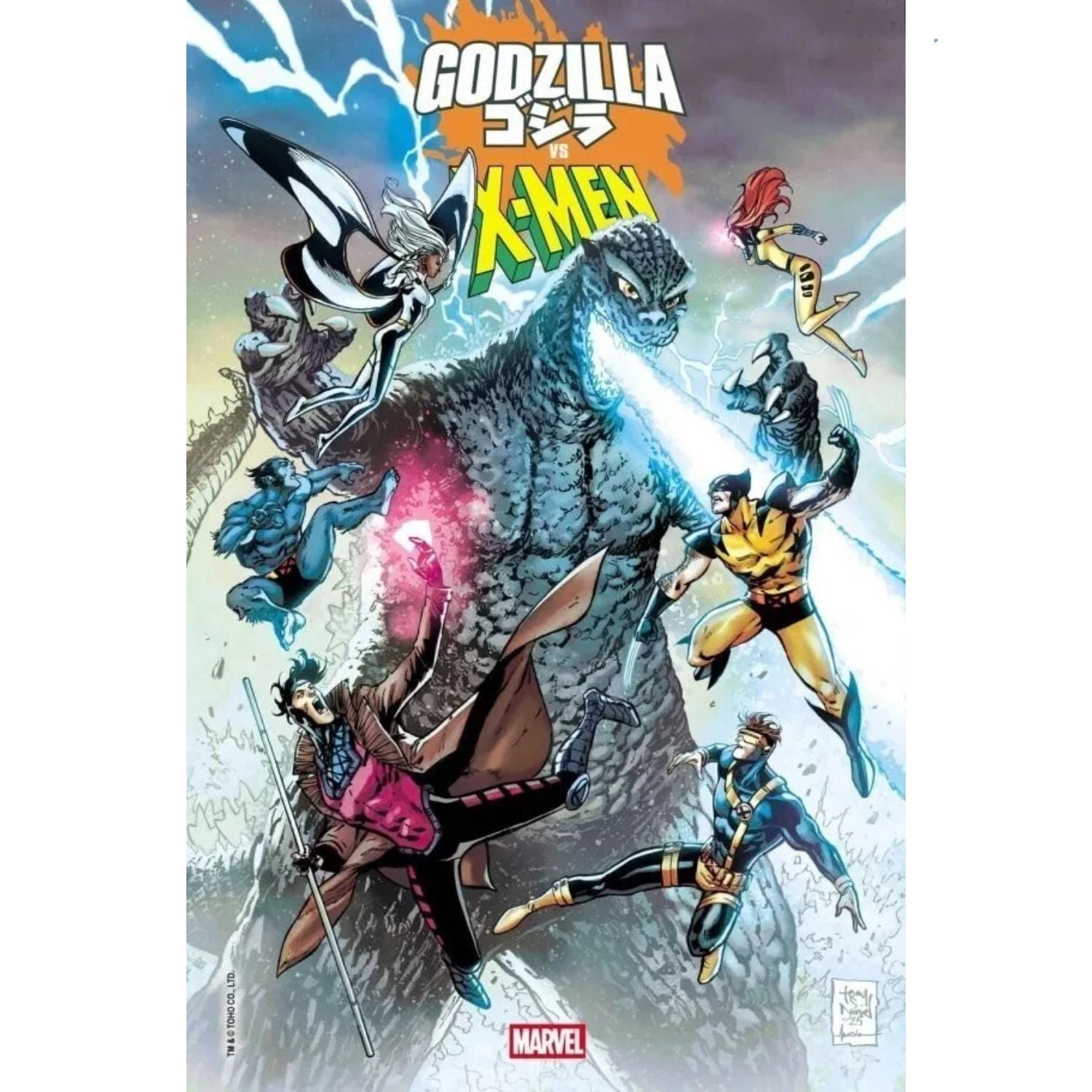 Godzilla VS X-Men: #1 [Tony Daniel CVR A] 2025 Comics Marvel Comics