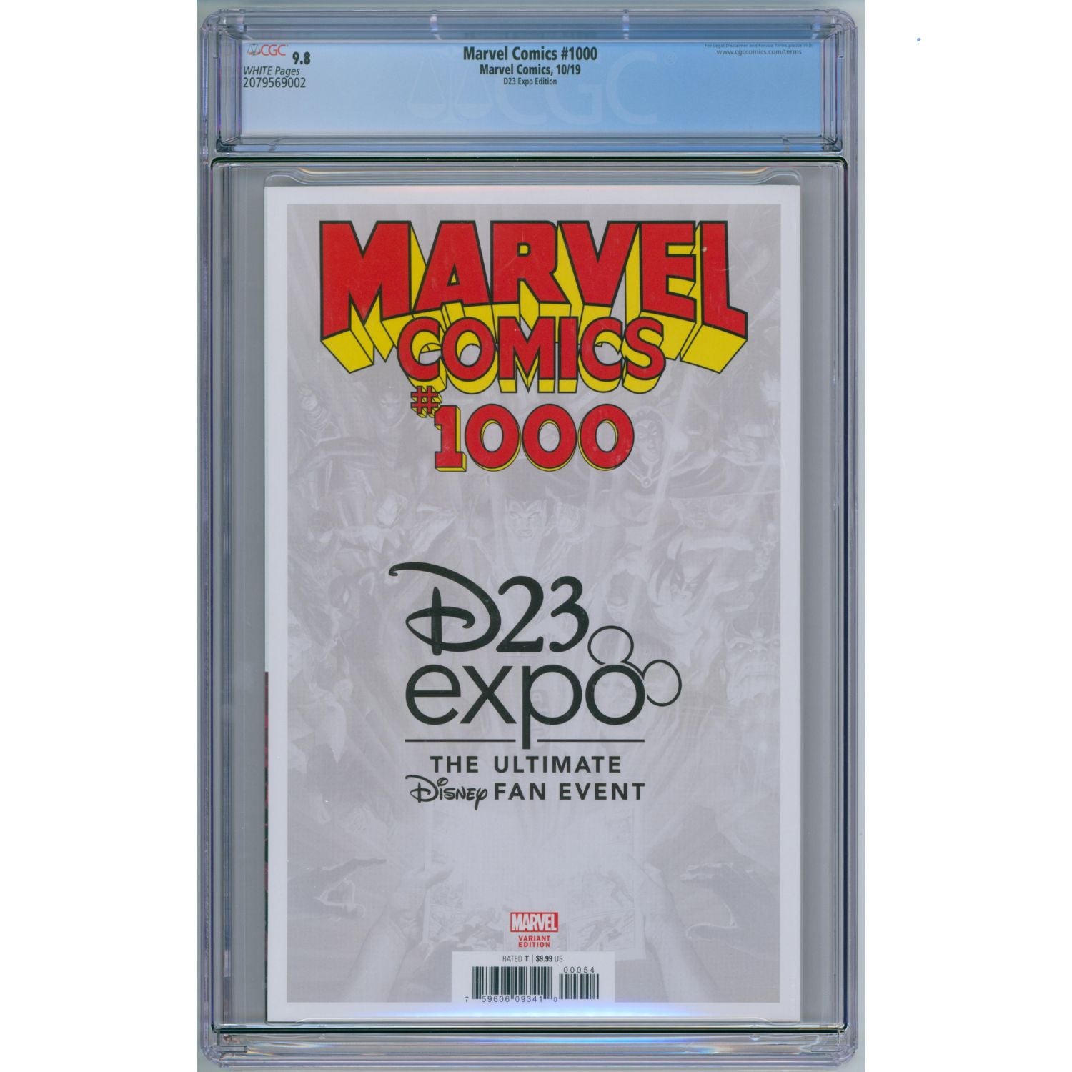 Marvel Comics: #1000 [Ramos CGC 9.8 D23 Expo Exclusive] 2019 Comics Marvel Comics