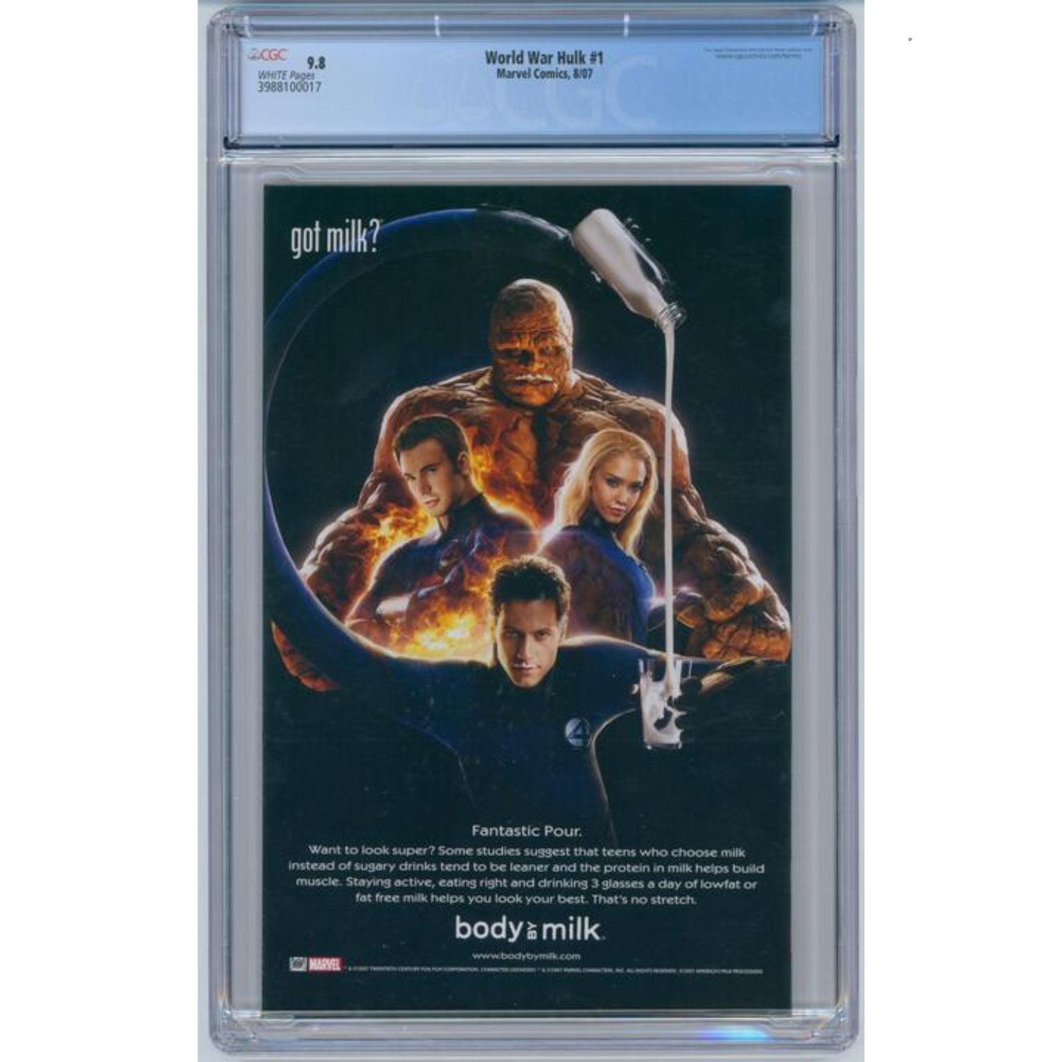 World War Hulk: #1 [David Finch CGC 9.8 CVR A] 2007 Comics Marvel Comics