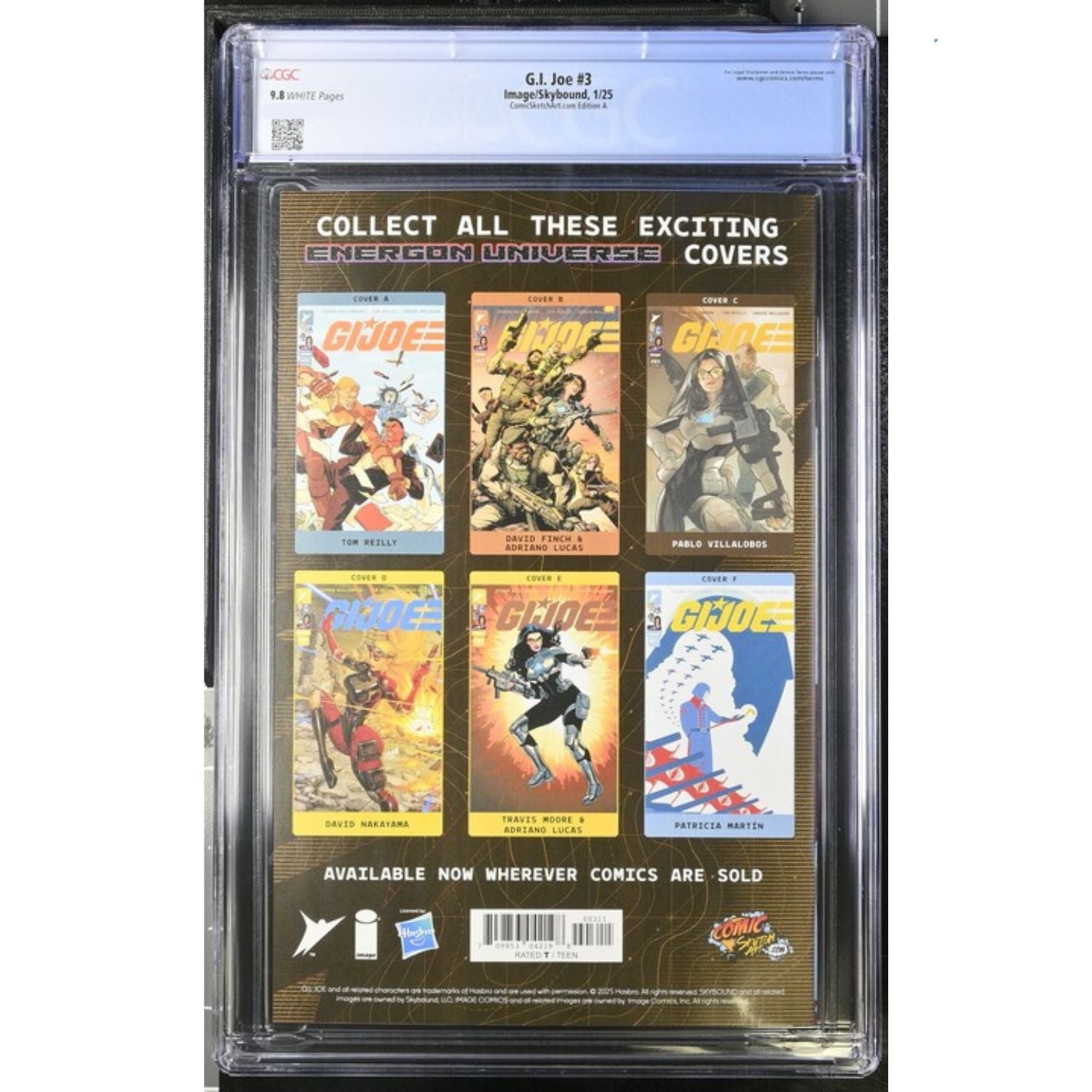 G.I. Joe: #3 [Rose Besch CGC 9.8 Megacon] 2025 Comics Image Comics