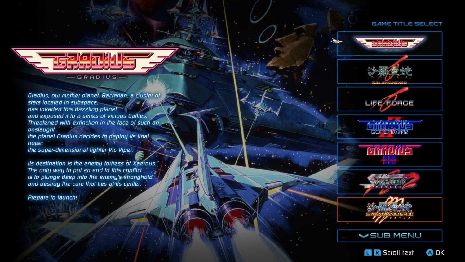 Gradius Origins COVER A - Limited Run #279 [Nintendo Switch] Nintendo Switch Video Game Limited Run Games