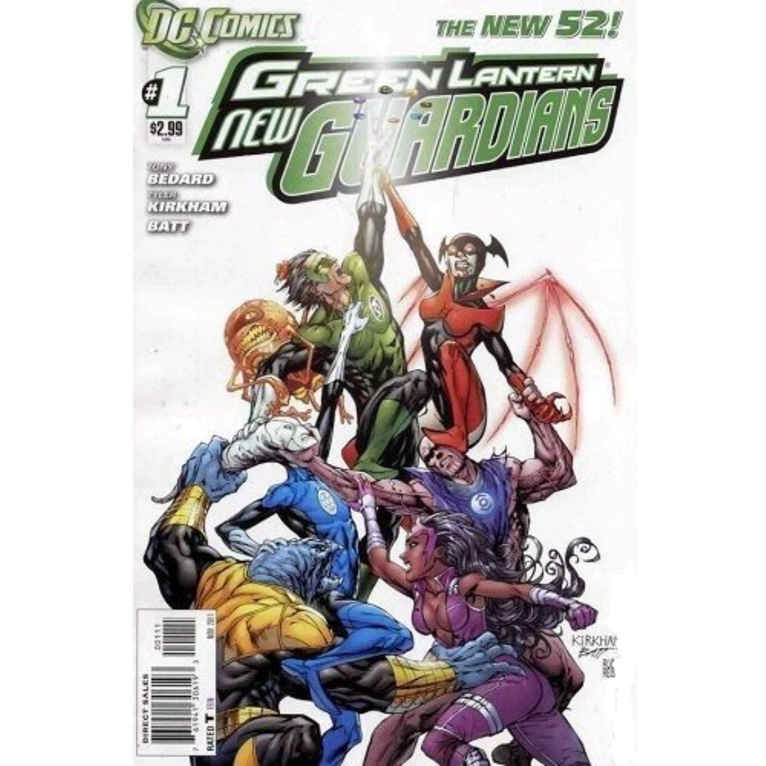Green Lantern: New Guardians: #1 [Tyler Kirkham CVR A] 2011 Comics DC Comics