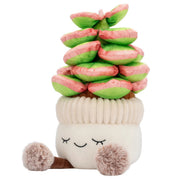 Greenhouse by Russ: Potted Plant - Rubber Tree, Succulent & Flowering Cactus Plush Set Plushies Russ