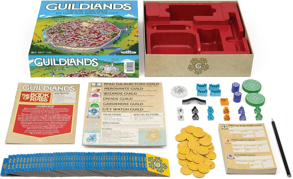 Guildlands [Board Game, 1-4 Players] Board Game Outset Media