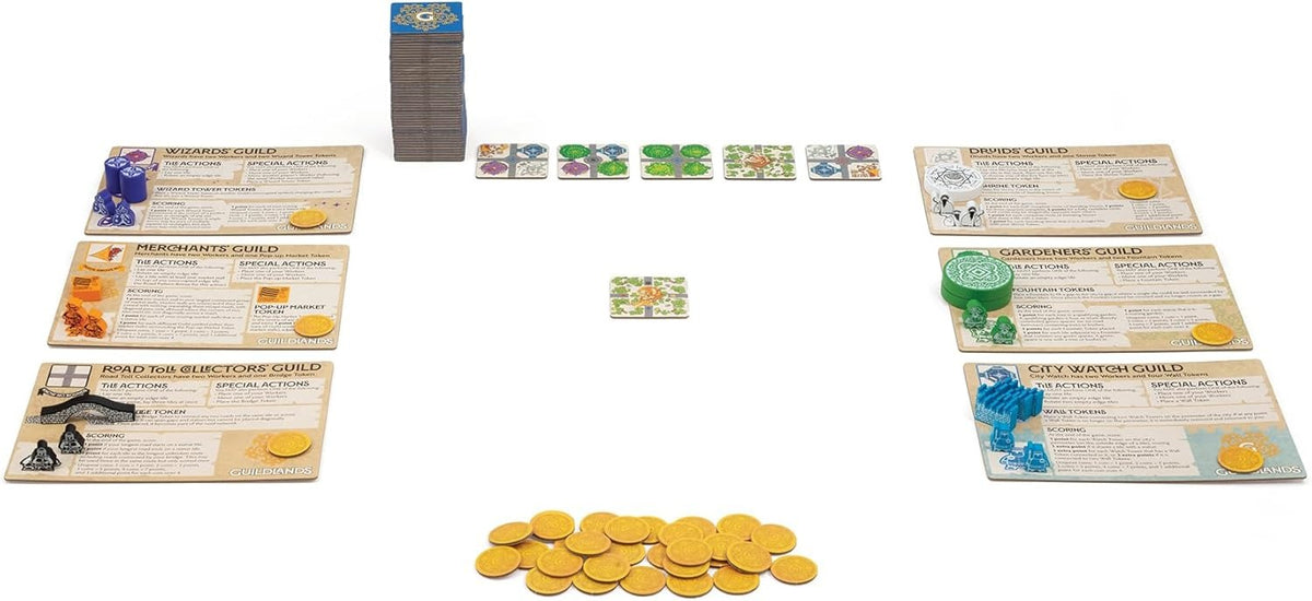 Guildlands [Board Game, 1-4 Players] Board Game Outset Media
