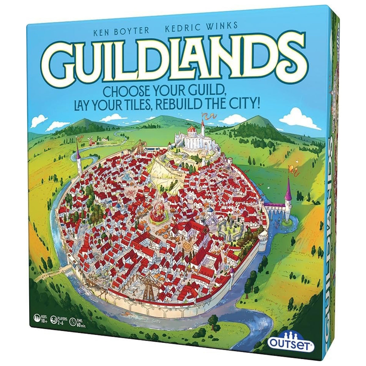 Guildlands [Board Game, 1-4 Players] Board Game Outset Media