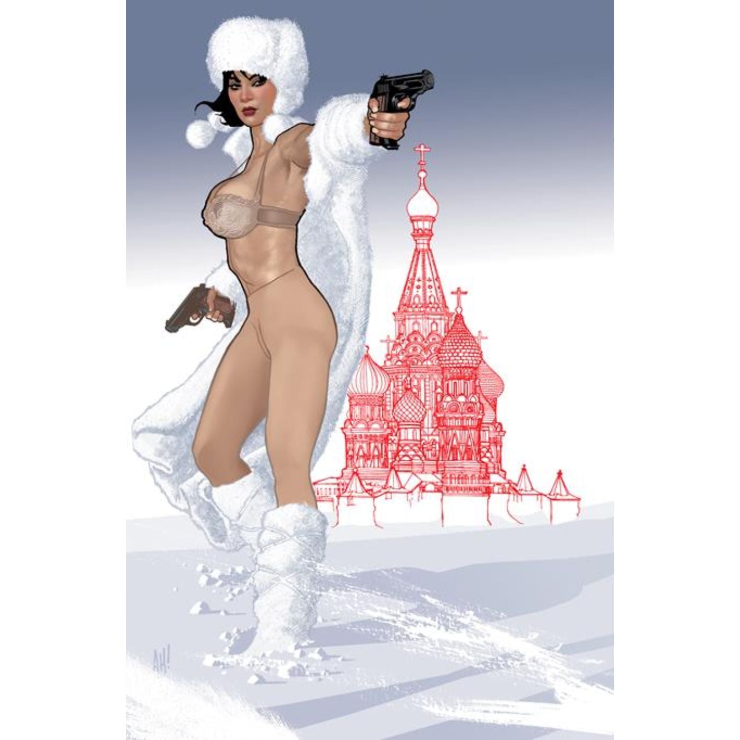 Gun Honey Doubles Down: #1 [Adam Hughes Virgin CVR K] 2026 Comics Titan Comics