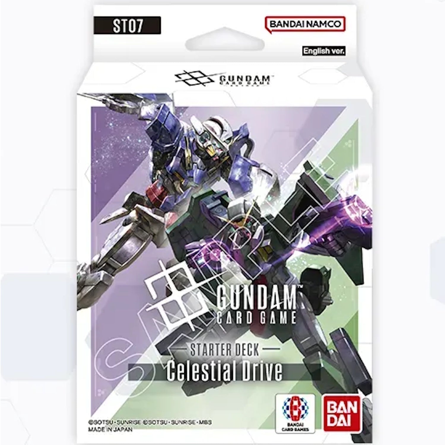 Gundam CG: Celestrial Drive Starter Deck [ST-07] Card Game Bandai Namco