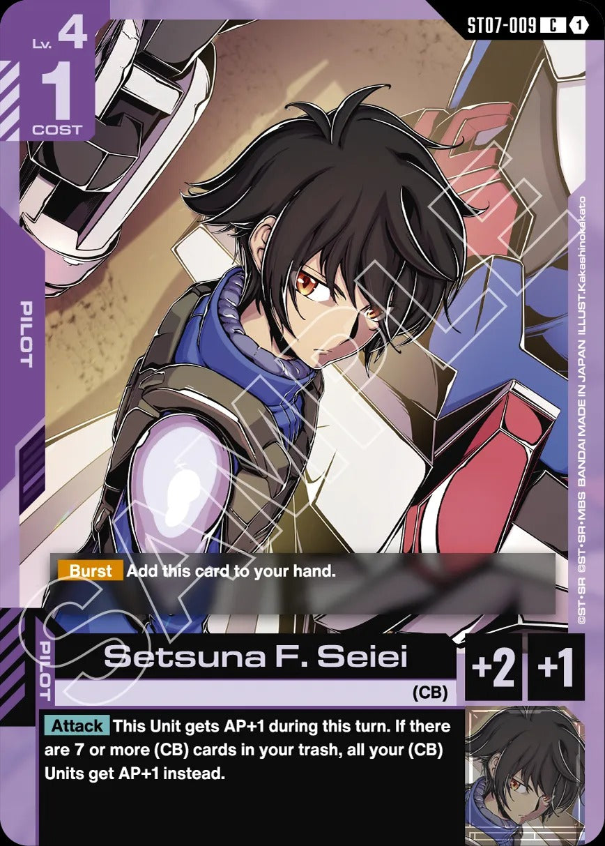Gundam CG: Celestrial Drive Starter Deck [ST-07] Card Game Bandai Namco