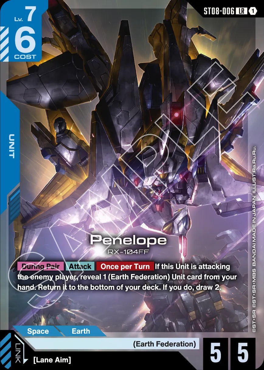 Gundam CG: Flash of Radiance Starter Deck [ST-08] Card Game Bandai Namco