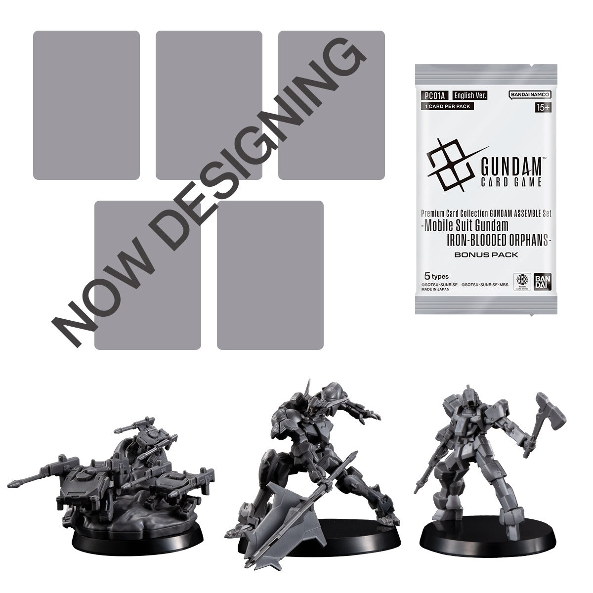 Gundam CG: Premium Card Collection Gundam Assemble - Mobile Suit Gundam Iron-Blood Orphans [PC-01A] Card Game Bandai Namco