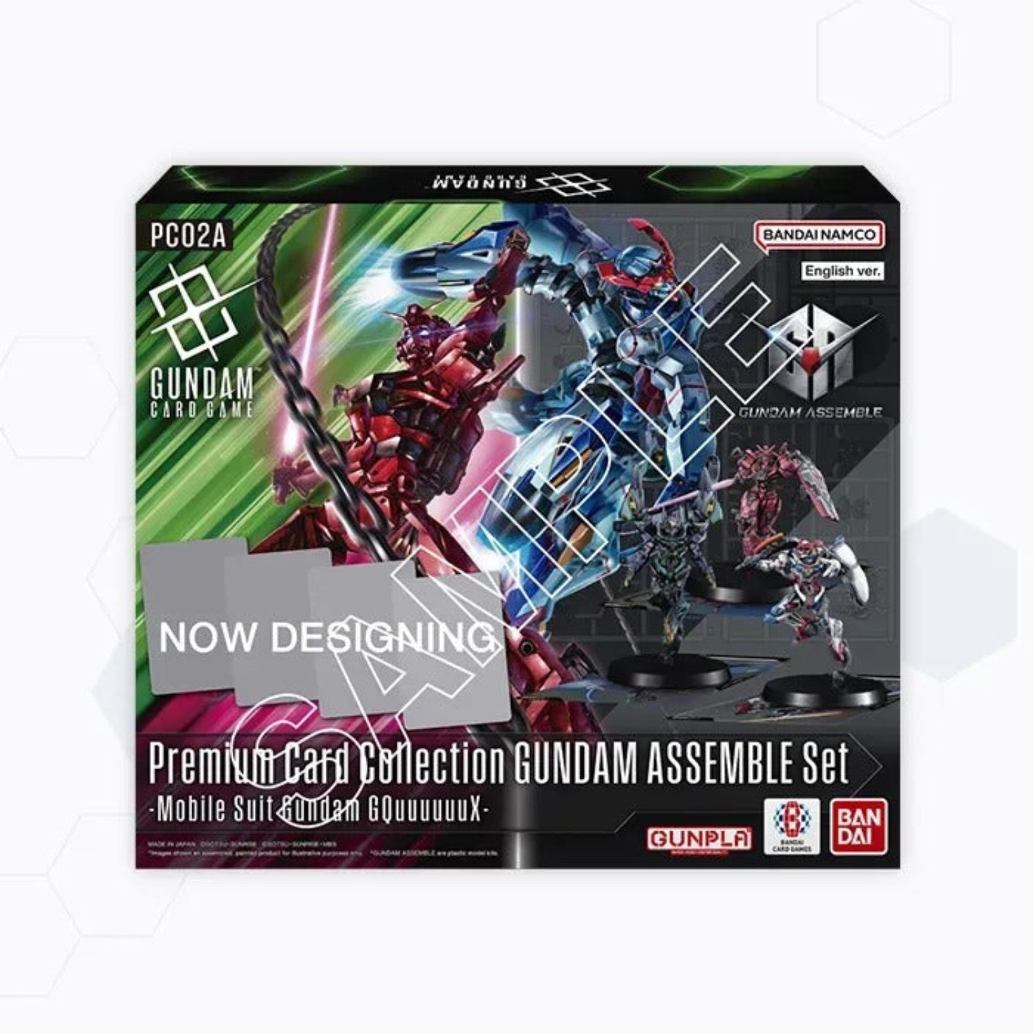 Gundam CG: Premium Card Collection Gundam Assemble - Mobile Suit Gundam GQuuuuuuX [PC-02A] Card Game Bandai Namco