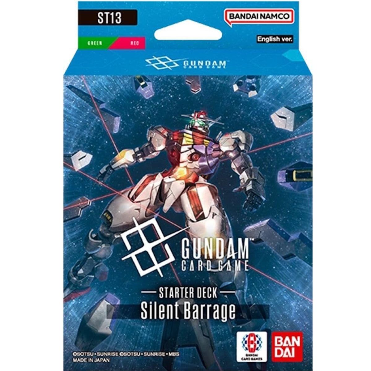 Gundam CG: Starter Deck - Silent Barrage [ST-13] Card Game Bandai Namco