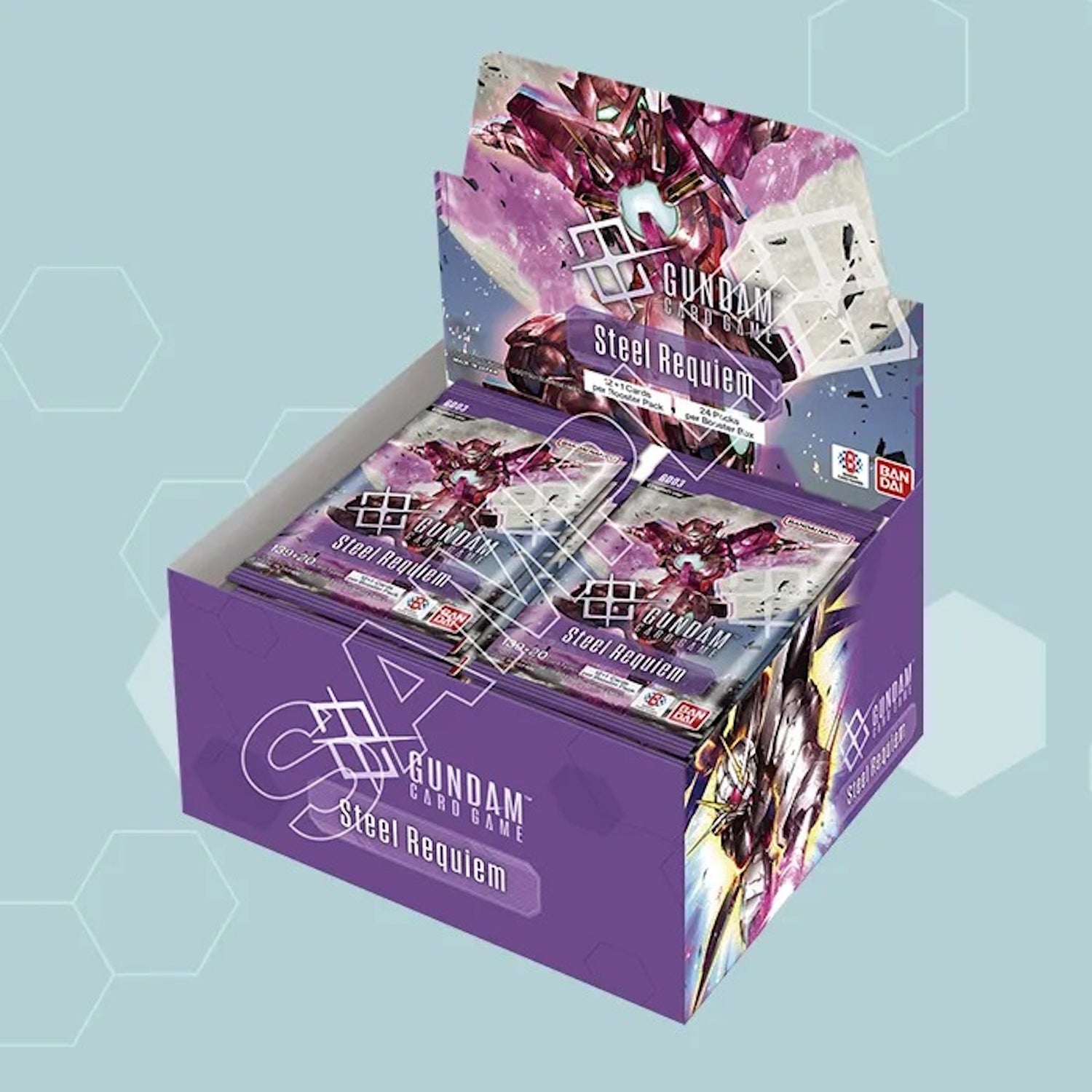 Gundam CG: Steel Requiem Booster Box [GD-03] - 24 Packs Card Game Bandai Namco