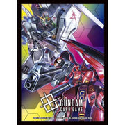 Gundam CG: Official Card Sleeve 02 - Nu Gundam vs Sazabi (70 Count) Card Game Accessories Bandai Namco