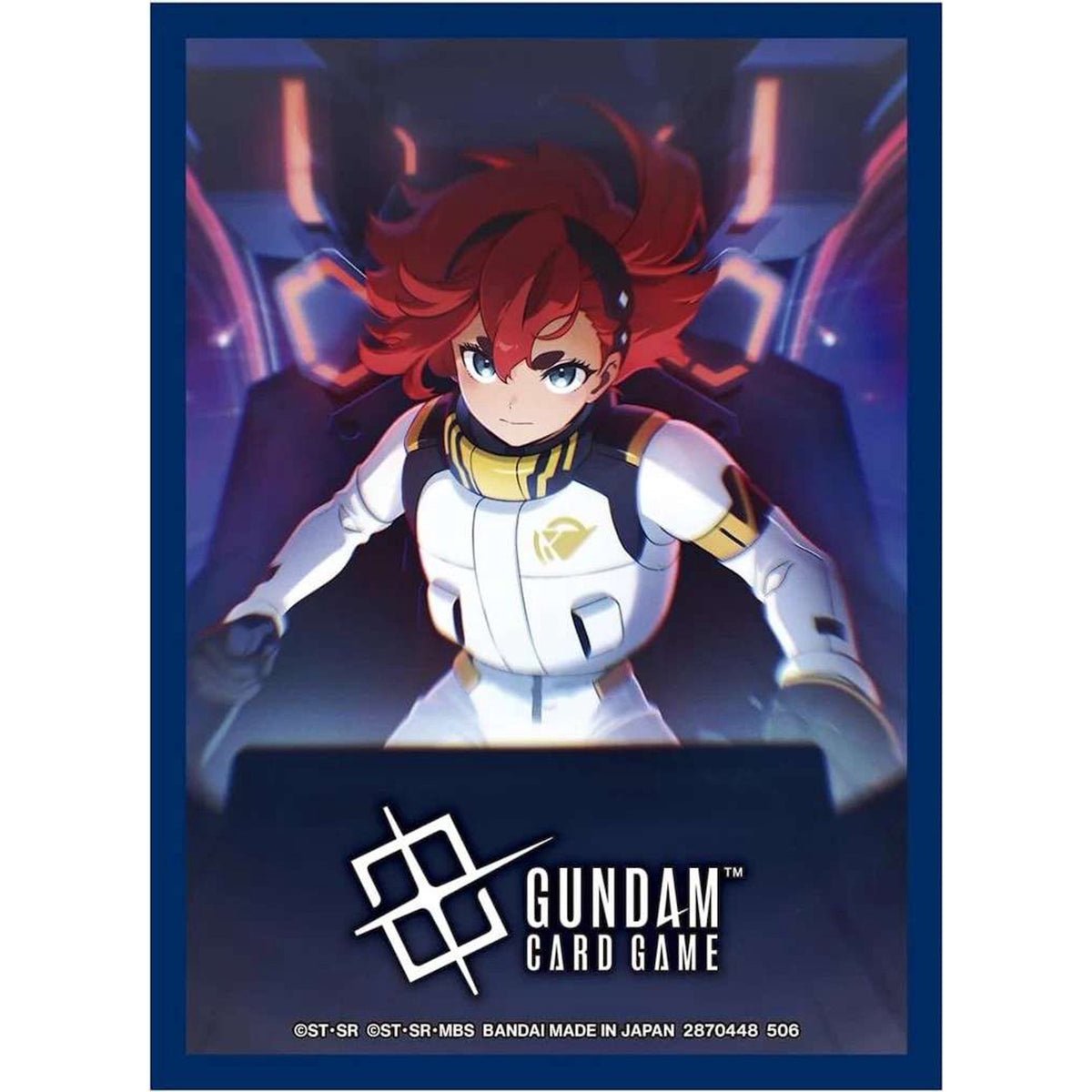 Gundam CG: Official Card Sleeve 02 - Suletta Mercury (70 Count) Card Game Accessories Bandai Namco