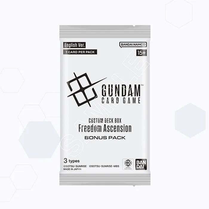 Gundam CG: Freedom Ascension Deck Build Box Card Game Bandai Namco