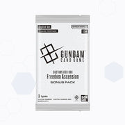 Gundam CG: Freedom Ascension Deck Build Box Card Game Bandai Namco