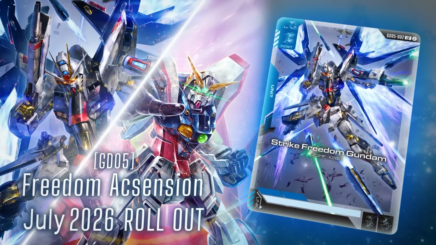 Gundam CG: Freedom Ascension Booster Box [GD-05] - 24 Packs Card Game Bandai Namco