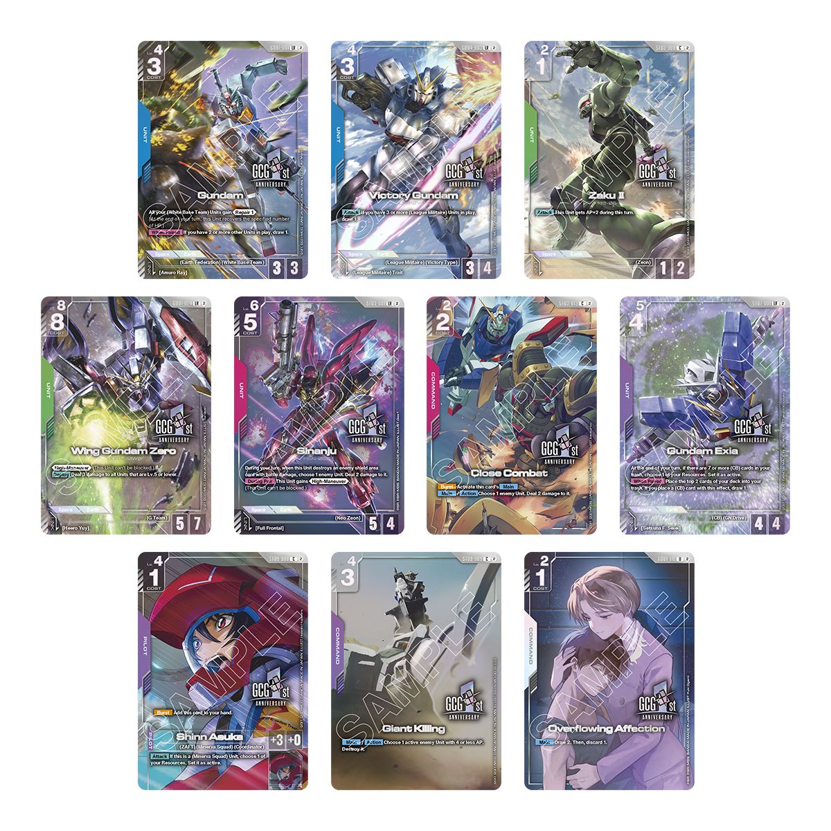 Gundam CG: PB03 1st Anniversary Set Card Game Bandai Namco