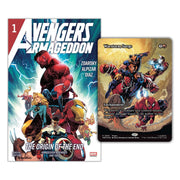 Avengers Armageddon #1 Comic & Warstorm Surge Magic The Gathering MTG Foil Promo Comics Marvel Comics