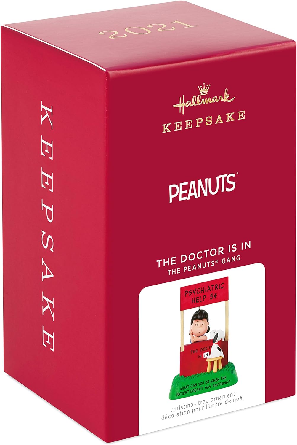Hallmark: Peanuts The Doctor Is In The Peanuts Gang Keepsake Ornament (2021) [Lucy and Snoopy Memorabilia] Memorabilia Hallmark   