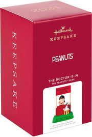 Hallmark: Peanuts The Doctor Is In The Peanuts Gang Keepsake Ornament (2021) [Lucy and Snoopy Memorabilia] Memorabilia Hallmark   