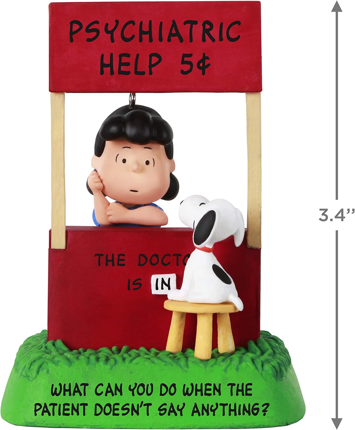 Hallmark: Peanuts The Doctor Is In The Peanuts Gang Keepsake Ornament (2021) [Lucy and Snoopy Memorabilia] Memorabilia Hallmark   