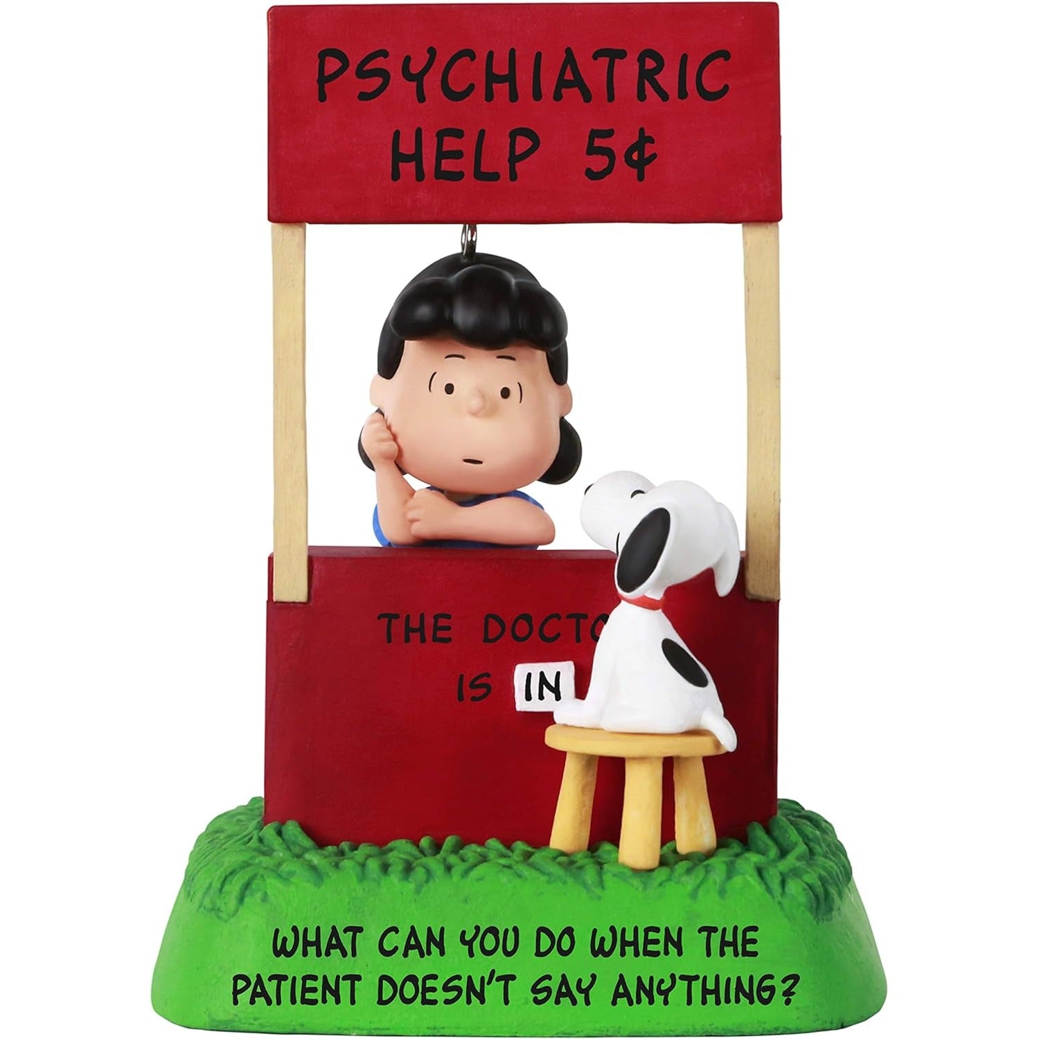 Hallmark: Peanuts The Doctor Is In The Peanuts Gang Keepsake Ornament (2021) [Lucy and Snoopy Memorabilia] Memorabilia Hallmark   