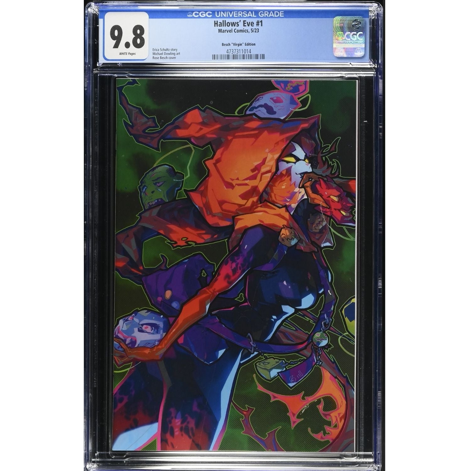 Hallows' Eve: #1 [Rose Besch CGC 9.8 CVR H - 1:300] 2023 Comics Marvel Comics