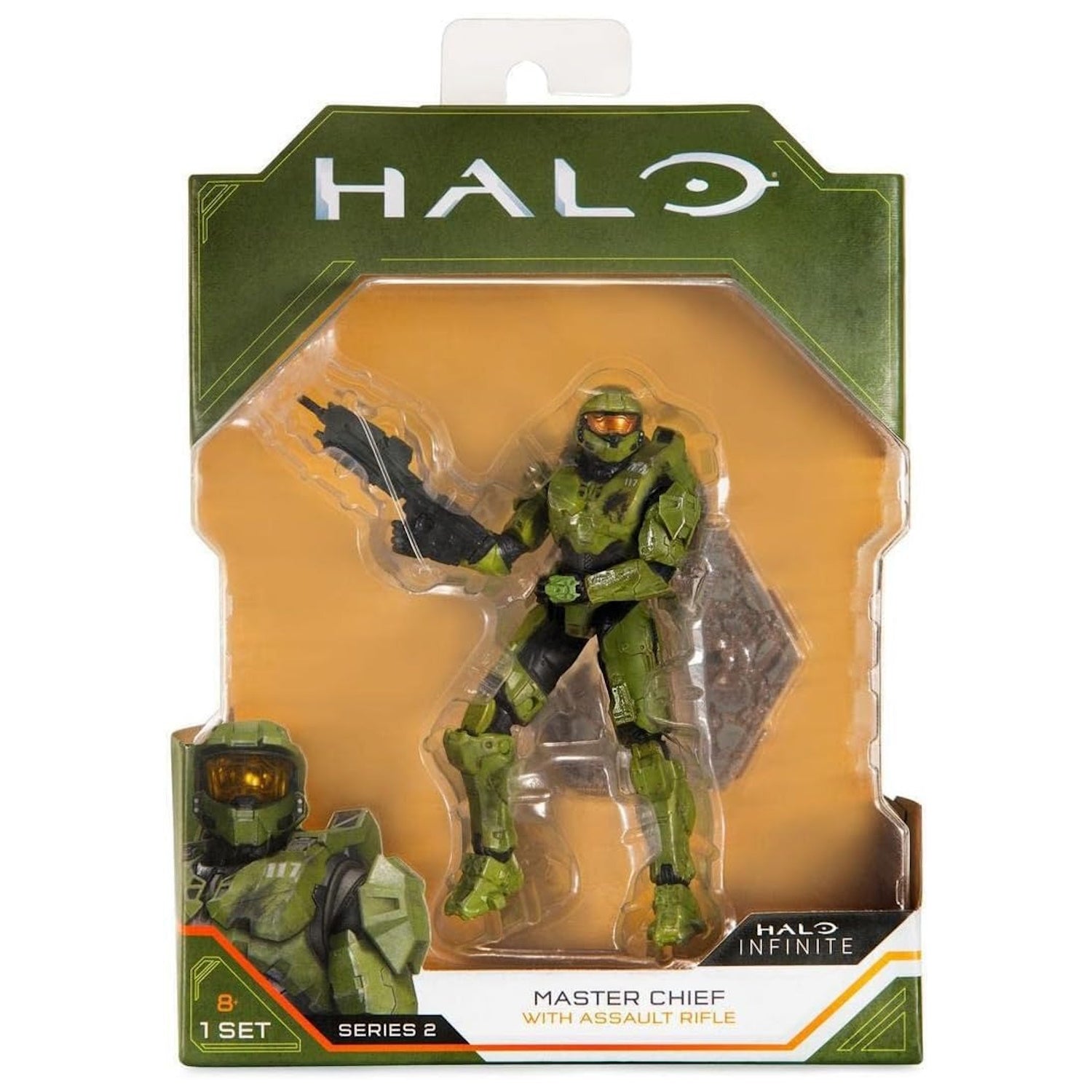 Halo Infinite: Master Chief with Assault Rifle - 4" Action Figure Toys & Games Jazwares