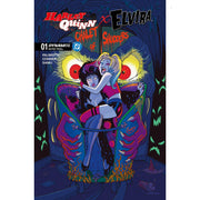 Harley Quinn X Elvira: #1 [Amanda Conner CVR P Foil - 1:15] 2025 Comics Dynamite Entertainment