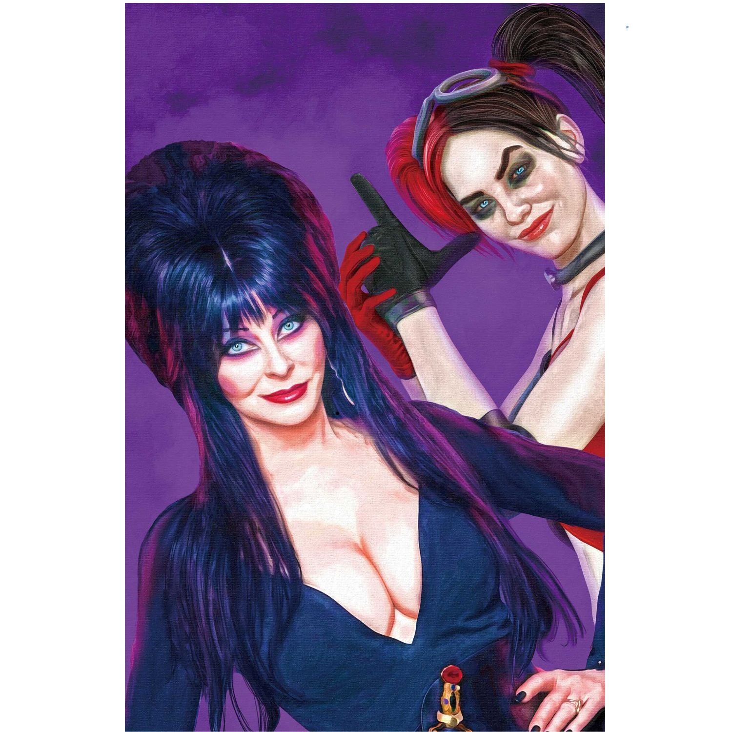 Harley Quinn X Elvira: #1 [Mark Spears Virgin CVR S - 1:20] 2025 Comics Dynamite Entertainment