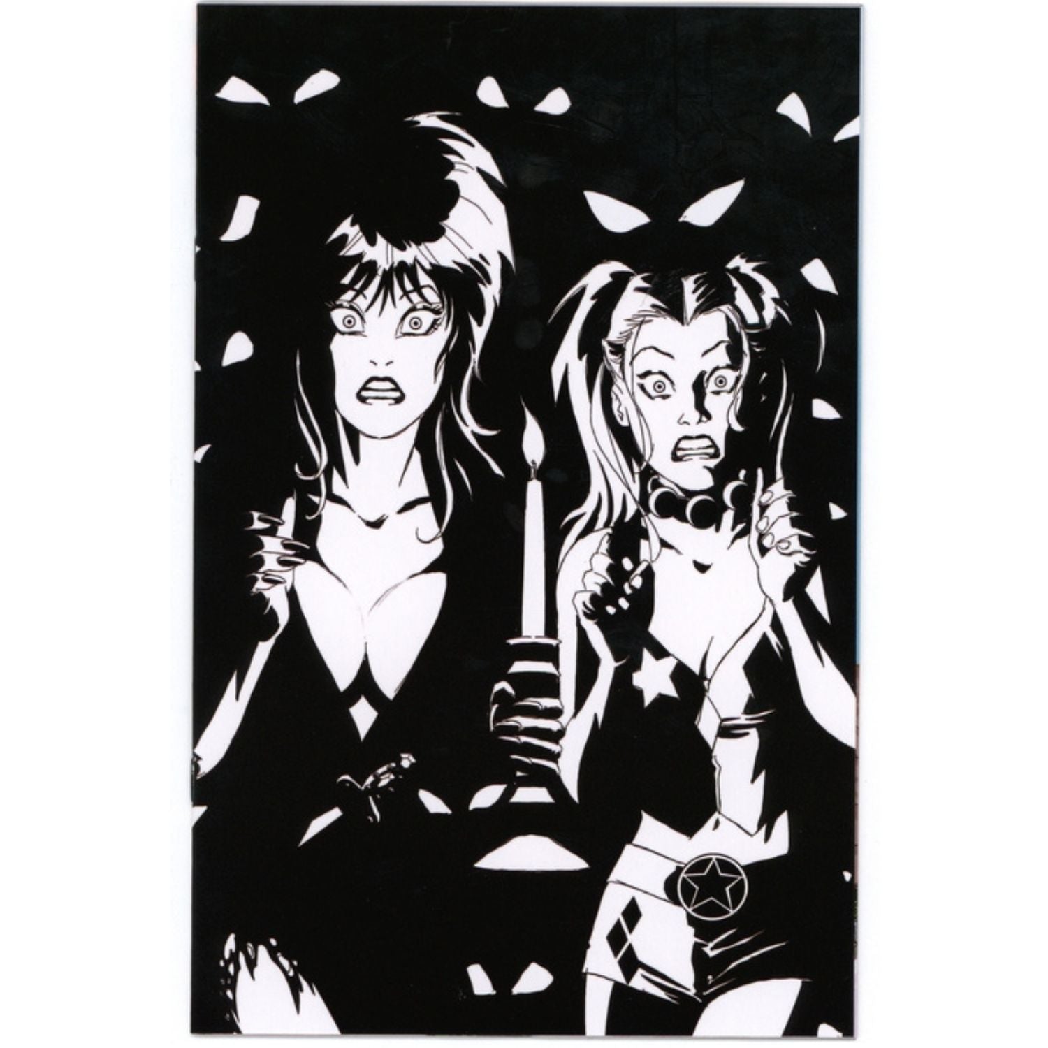 Harley Quinn X Elvira: #4 [Amanda Conner CVR V - 1:20] 2025 Comics Dynamite Entertainment