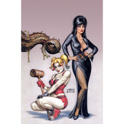 Harley Quinn X Elvira: #4 [Joseph Michael Linsner CVR J Virgin - 1:15] 2025 Comics Dynamite Entertainment