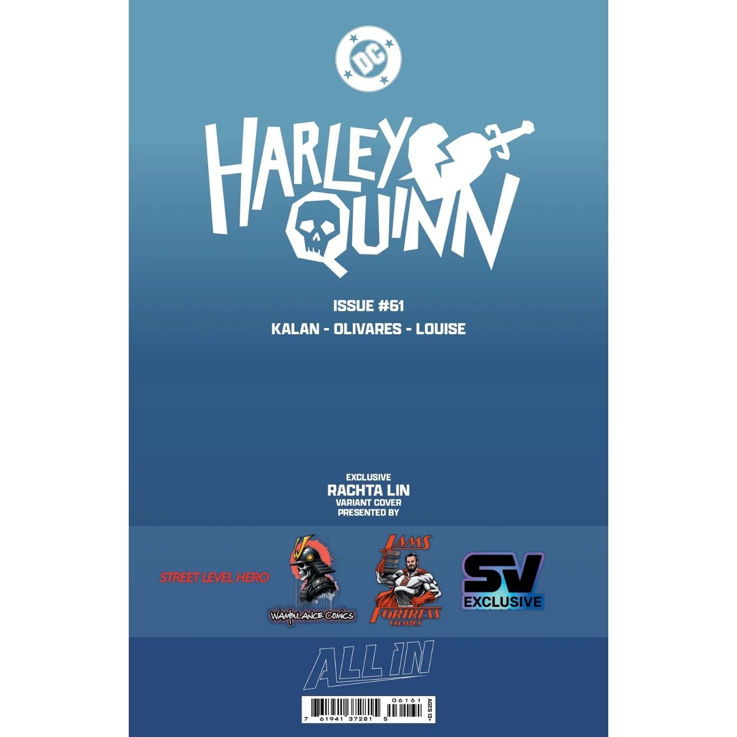 Harley Quinn: #61 [Rachta Lin Foil Virgin Shopville Exclusive] 2021 Comics DC Comics