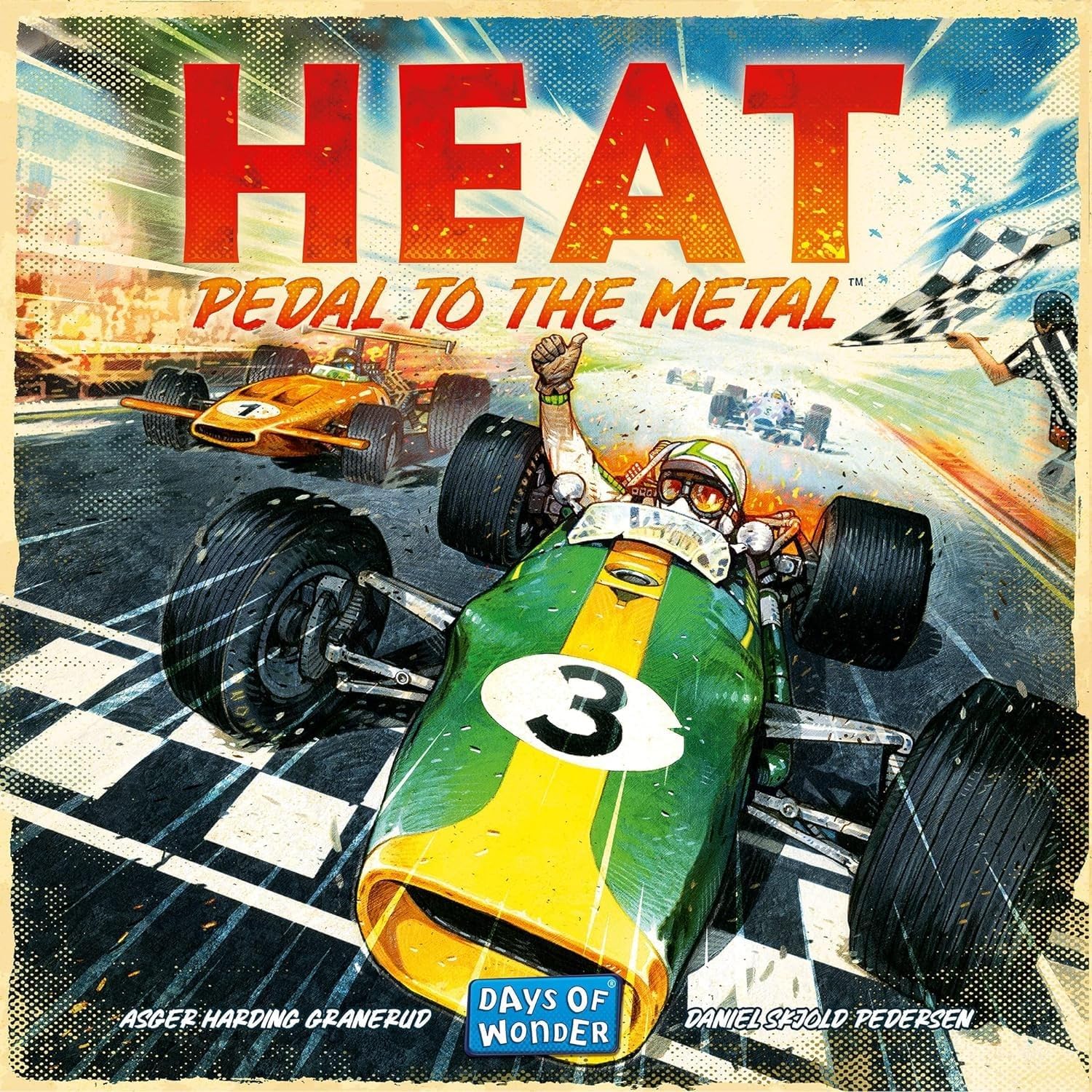 Heat - Pedal to the Metal [Board Games 1-4 Players] Board Game Days of Wonder