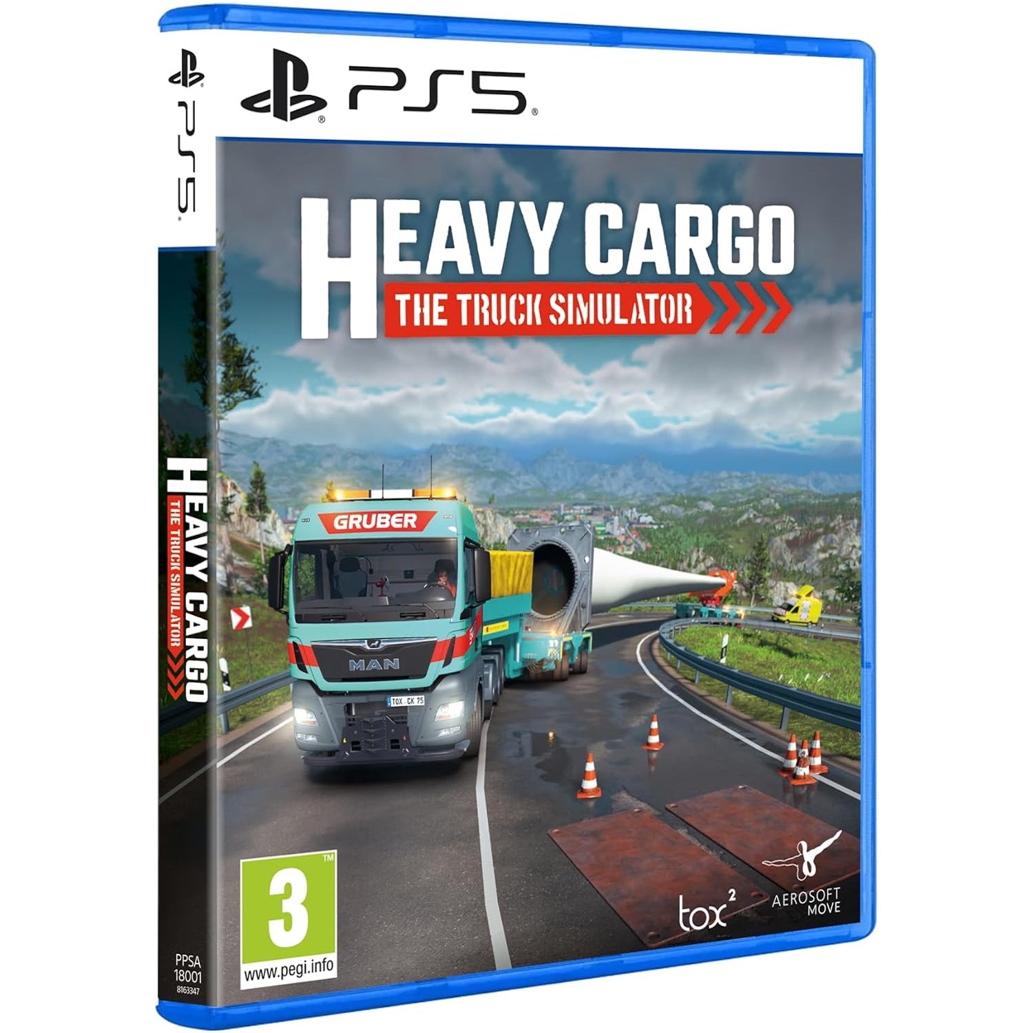 Heavy Cargo - The Truck Simulator [PlayStation 5] PlayStation 5 Video Game Aerosoft