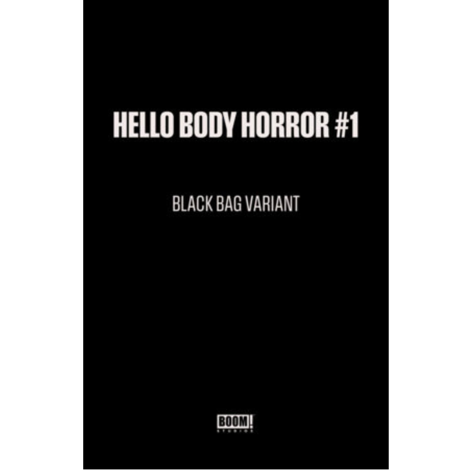 Hello Body Horror: #1 [Jonathan Wayshack Black Bag CVR C] 2026 Comics Boom Studios