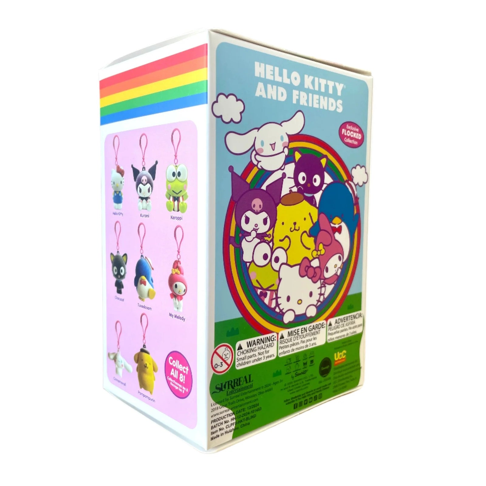 Hello Kitty and Friends: Jumbo Flocked Hanger Figure Blind Box - 1 Random Figure Toys & Games Sanrio