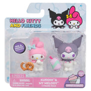 Hello Kitty and Friends: Sweet and Salty Series 1 - Kuromi and My Melody Figure 2 Pack Toys & Games Jazwares