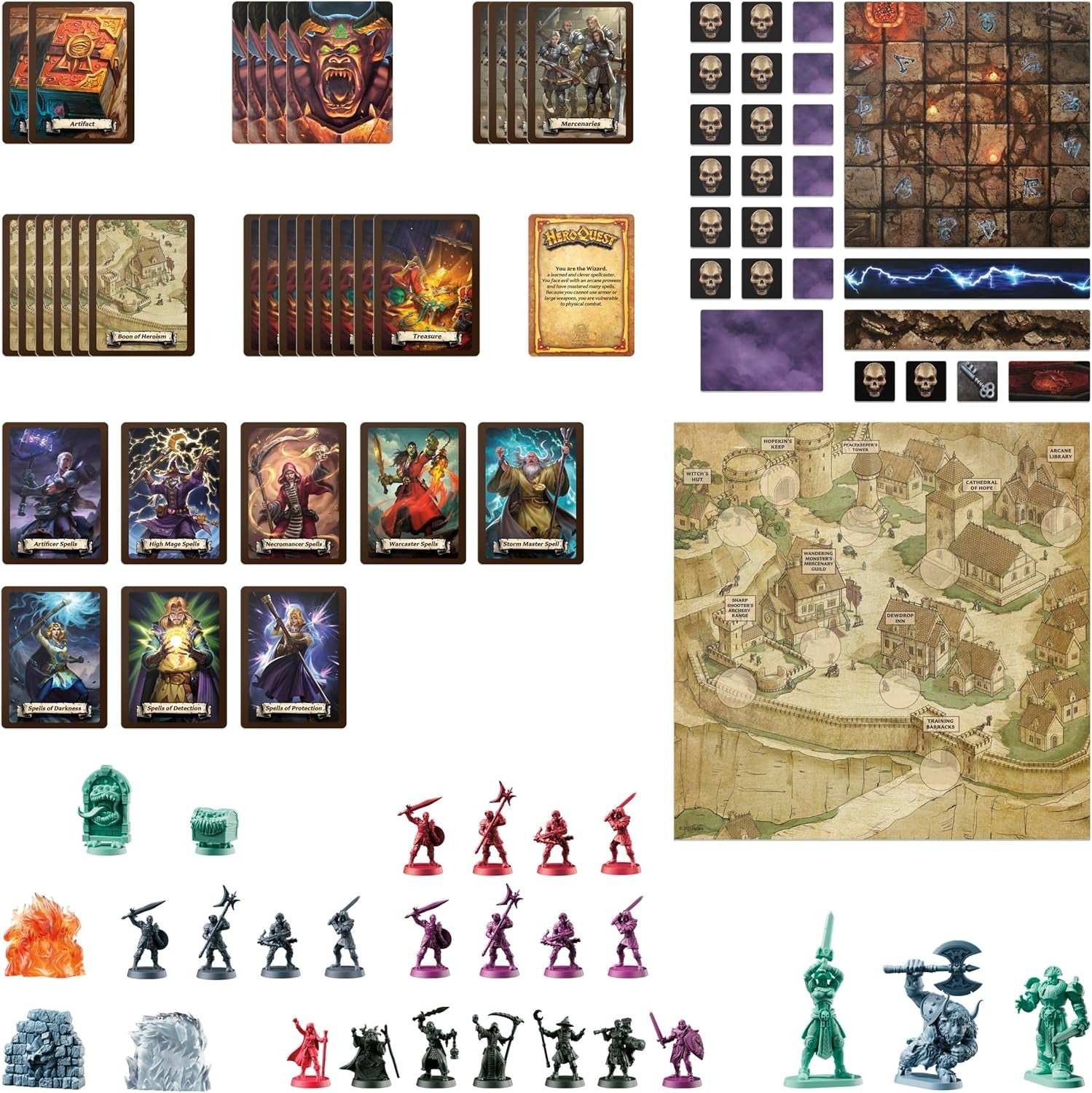 Hero Quest: Wizards of Morcar Quest Pack [Board Game, 2-5 Players] Board Game Avalon Hill