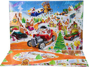 Hot Wheels Toy Cars & Playset, 2025 Advent Calendar with 10 Vehicles in 1:64 Scale Toys & Games Mattel