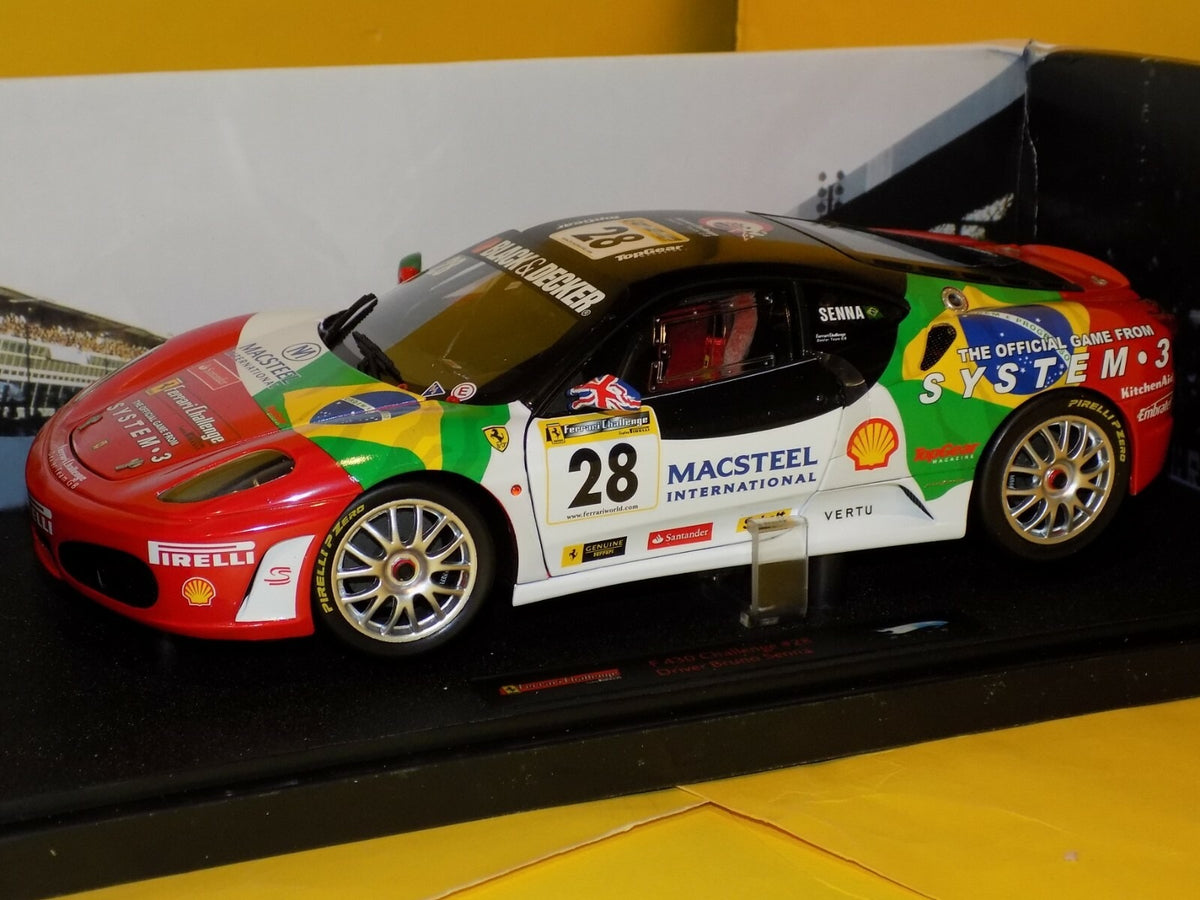 Hot Wheels: Driver Bruno Senna - Ferrari Challenge #28 F430 Toys & Games Mattel