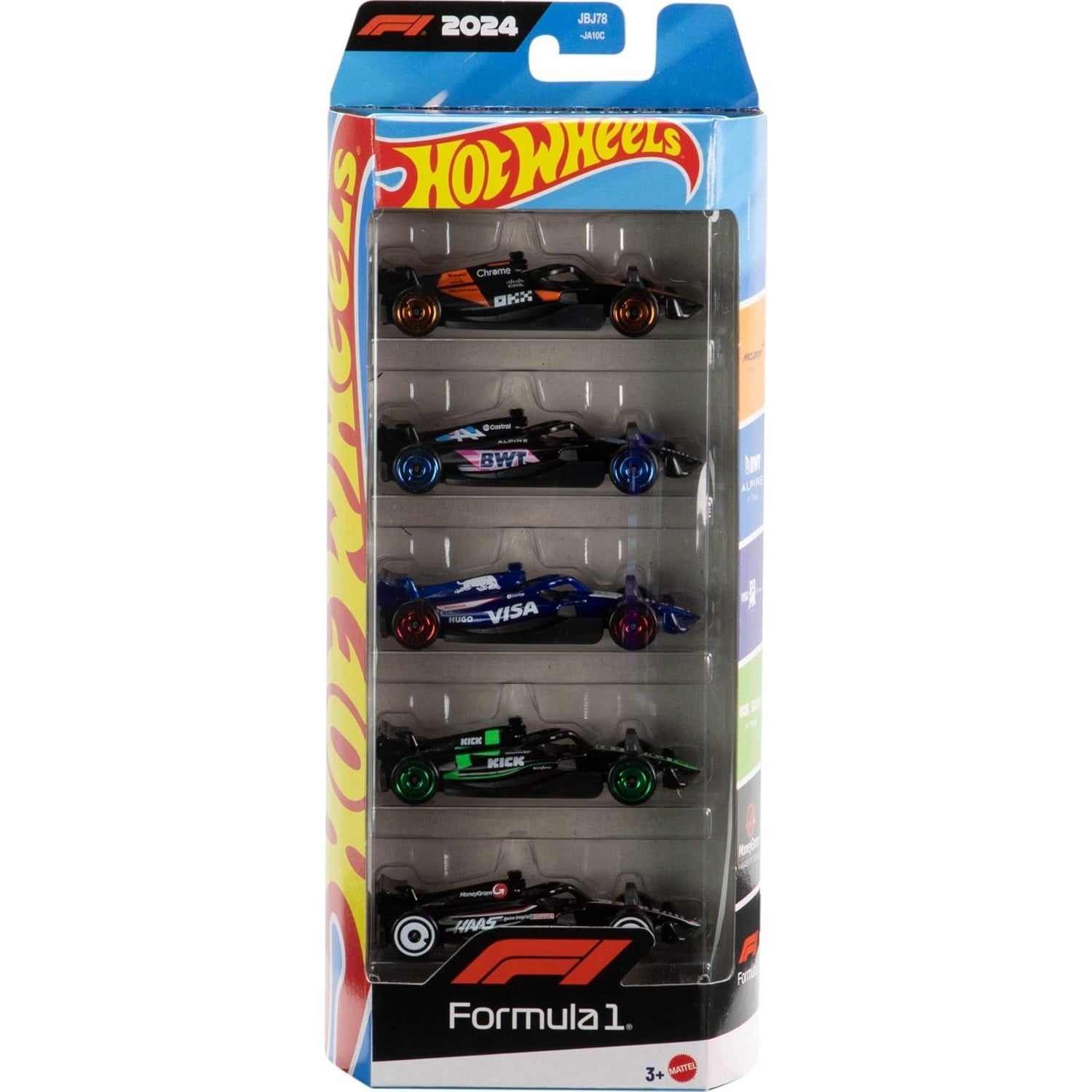 Hot Wheels: Formula 1 Race Team - 5 Pack Toys & Games Mattel