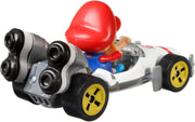 Hot Wheels Mario Kart: Baby Mario Standard Kart Vehicle Toys & Games Mattel