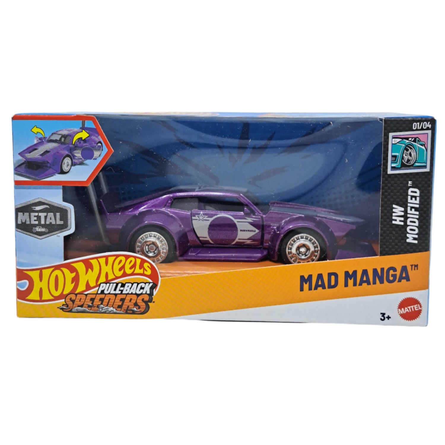 Hot Wheels: Pull-Back Speeders - Mad Manga Toys & Games Mattel