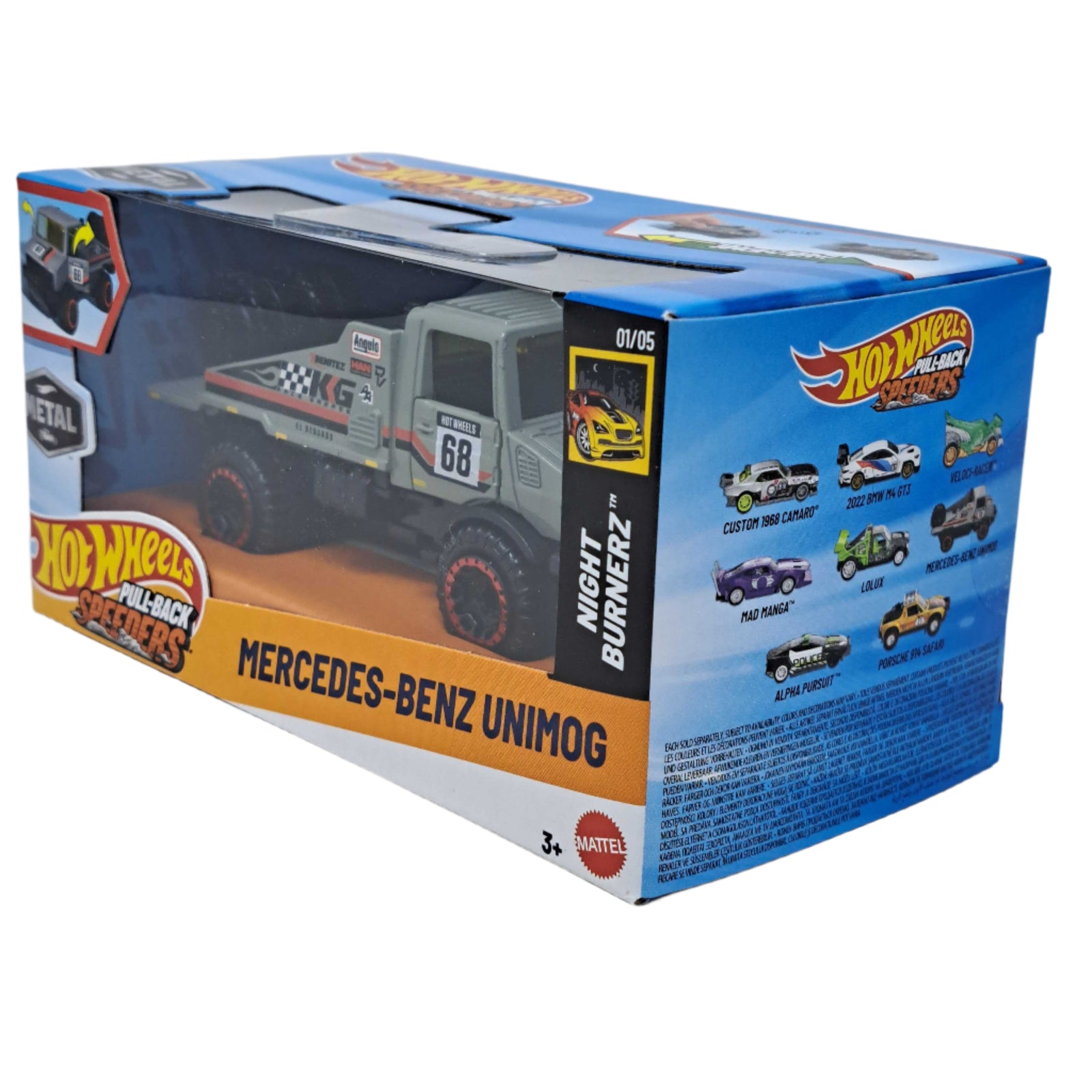 Hot Wheels: Pull-Back Speeders [Mercedes-Benz Unimog] Toys & Games Mattel