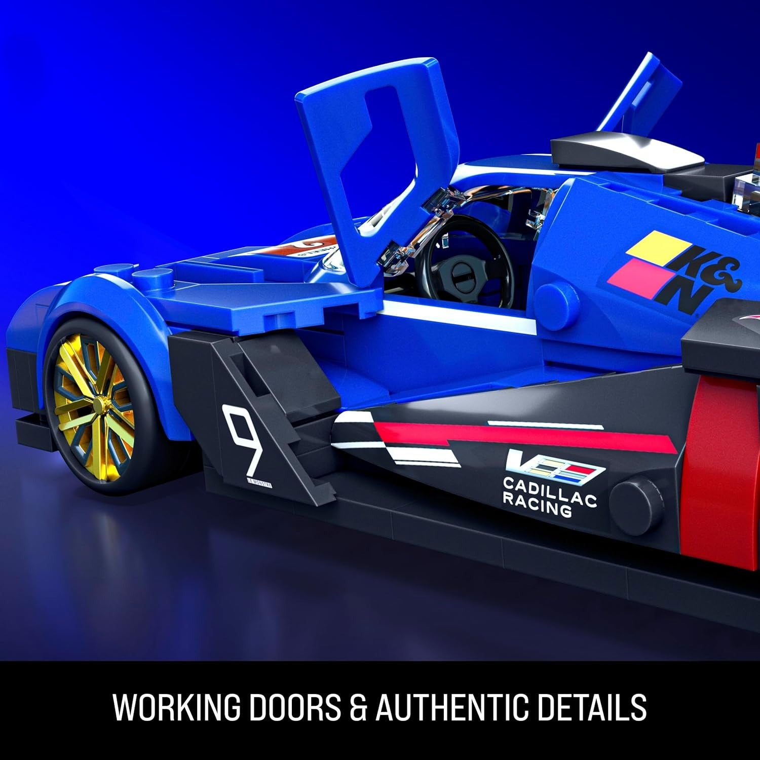 Mattel Brick Shop: Speed Series Cadillac Project GTP Hypercar Building Set Toys & Games Mattel